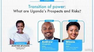 Ugandas Transition Discussion Andrew Mwenda Winnie Kizza [upl. by Cordi]