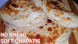 Jinsi ya kupika chapati laini sana na za kuchambuka bila kukanda unga sana [upl. by Kermy]