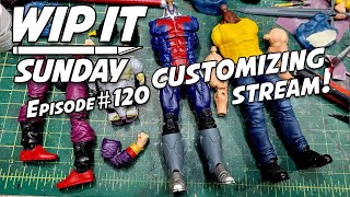 Customizing WIP Sunday Live  Action Figure Customizing  WIP IT Sunday Live  Episode 120 [upl. by Oznole465]