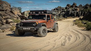 Solo trip through the Cederberg Wilderness Wuppertal to Eselbank  Jeep Expedition Overland Trip [upl. by Akciret]