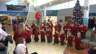 Fleetdown Primary School Signing Choir at Darent Valley Hospital [upl. by Llenel]