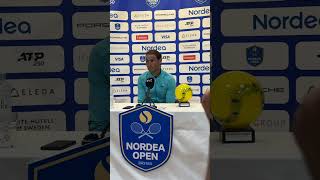 Rafael Nadal press conference after losing to Nuno Borges in the final of the Nordea Open 21072024 [upl. by Bigod]