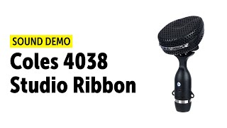 How to handle a Coles 4038 ribbon microphone [upl. by Einnhoj]