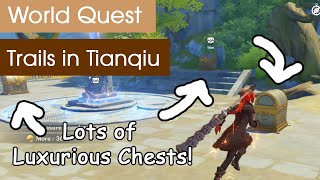 Trails in Tianqiu Quest Quick Guide  Genshin Impact [upl. by Enaujed]