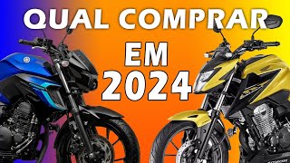 CB 300F VS FAZER FZ25 2024  Comparativo Fichas Cores Preços e Consumos [upl. by Lazar]