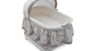 Details Delta Children Products Smooth Glide Bassinet Safari Carousel Deal [upl. by Roddie]