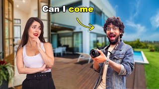 Asking Rich People for a House Tour by Crazy Prank Tv [upl. by Nednyl]