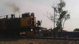 RG15 Loram Rail Grinder  RAILFANNING IN MEXICO [upl. by Auop]