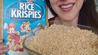 SassEsnacks ASMR Eating Sounds  Rice Krispies Treats  Recipe [upl. by Drahsir438]