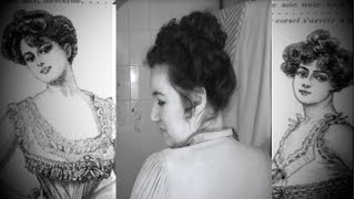 Simple Victorian  Edwardian Updo [upl. by Neelhsa]