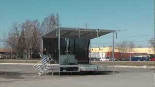 Stageline new SL50 Mobile Stage Trailer [upl. by Kerwin]