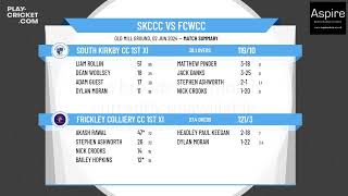 South Kirkby CC 1st XI v Frickley Colliery CC 1st XI [upl. by Alur]