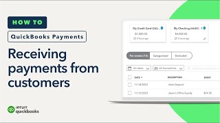 How to use QuickBooks Payments to receive payments from customers [upl. by Airrat]