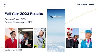 Deutsche Lufthansa DLAKF Q4 2023 Earnings Presentation [upl. by Paige]