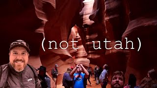 BUSY Upper Antelope Canyon Tour  Page Arizona  This is what to expect [upl. by Hapte]