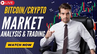 Btc live Trading  Crypto Live Trading [upl. by Ennasor960]