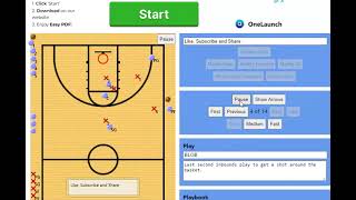 Sideline Out of Bounds Basketball Play  Last Second Shot  Middle or High School Basketball Inbound [upl. by Naryt]