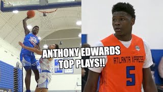 ANTHONY EDWARDS DUNK REEL FROM HIGH SCHOOL [upl. by Eldreeda]