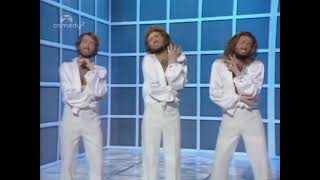 British Comedian Kenny Everett interviews the Bee Gees BBC TV [upl. by Higginson]