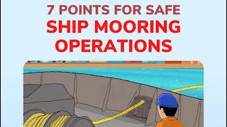 7 Points for Safe Ship Mooring Operations Marine Insight [upl. by Darsey]