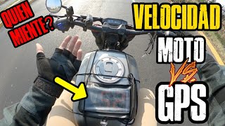 Velocidad de la Moto vs GPS  Cual MIENTE Motovlog [upl. by Ynor]