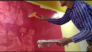 Berger Happy Walls Acrylic Wall Putty New Designs PaintingTech [upl. by Asenaj]