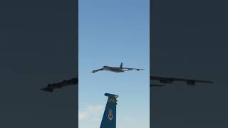 B52 Stratofortress Airshow Low Pass Nellis AFB shorts msfs2020 [upl. by Kenay]