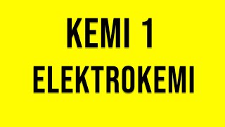 Kemi 1  Elektrokemi [upl. by Coryden]