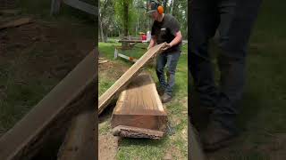 Black Walnut Coffee Table Blanks with a Chainsaw Mill  Granberg Alaskan Mill [upl. by Giuditta594]