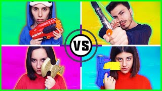 NERF CHALLENGE DİLA VE YAĞMUR TAKIMI DİLA KENT [upl. by Maribeth487]