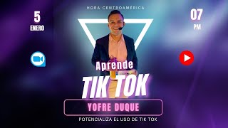 🔴APRENDE a VENDER y RECLUTAR de forma INTERNACIONAL con el ⚫TIK TOK YOFRE DUQUE 💻  EN VIVO📢 [upl. by Eitak]