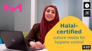 Halalcertified culture media for hygiene control  Testimonial from Hanan Rian [upl. by Einor199]