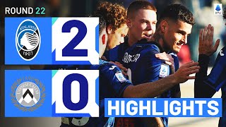 ATALANTAUDINESE 20  HIGHLIGHTS  Scamacca back on the scoresheet  Serie A 202324 [upl. by Nonnel582]