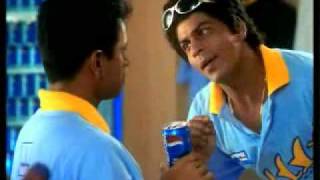 Pepsi Commercial with ShahrukhSachin RahulMohd Azharuddin Ajay Dressing room [upl. by Etana241]