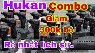 HUKAN Combo giảm 300k bộ giá rẻ nhất lịch sữ từng bán nhanh tay  Thái Bảo [upl. by Nnyrb]