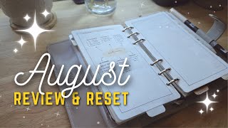 My Improved Monthly Reset Routine  Filofax Personal Rings Setup [upl. by Rao78]