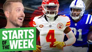 Starts of the Week  Week 9 Breakdown Snow Model  Fantasy Football 2023  Ep 1495 [upl. by Nynahs]