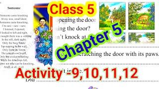 Class 5 English chapter 5 activity 9101112 Questions answer  The cap seller and the money [upl. by Tivad514]