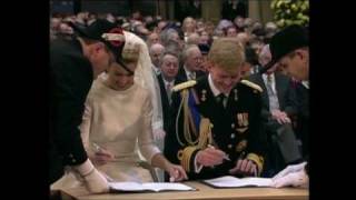 Huwelijk Prins van Oranje en Máxima Zorreguieta 2002 [upl. by Oigimer848]