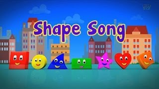 Shapes Song  Learning Shapes For Children  Cartoon Videos For Toddlers by Kids Tv [upl. by Atekehs670]