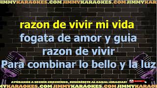 Victor Heredia Razon de Vivir Karaoke [upl. by Xanthus]