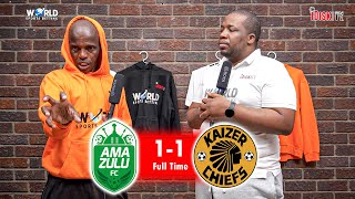 Give Samkelo Zwane A Chance Please  Amazulu 11 Kaizer Chiefs  Junior Khanye [upl. by Nolyk]