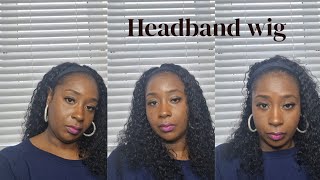 MYLOCKME HEADBAND WIG REVIEW [upl. by Anelhtac]