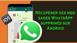 3 méthodes pour récupérer vos conversations WhatsApp supprimées sur iPhone [upl. by Anaylil]