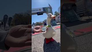 Wrinkle Duck Beat many people in racing 🥰☺️ [upl. by Eulalee]