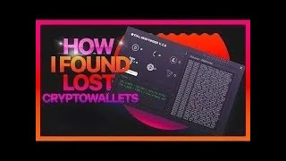 Crypto Wallet Finder Bot  How to Find Lost Crypto Wallets 2024 TUTORIAL [upl. by Jamel]