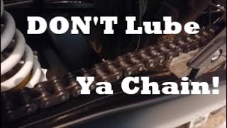 Aprilia and all other bikers DONT lube ya bike chain [upl. by Kate945]