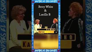 Betty White amp Lucille Ball Playing Games bettywhite lucilleball funny gameshow shortsfeed [upl. by Panchito]