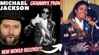 Michael Jackson At The Grammy Awards 1984  Reaction [upl. by Cormick]