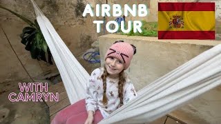 Camryn Gives a Tour of Our AIRBNB in Tarifa Spain 🇪🇸🇺🇸 [upl. by Paula579]